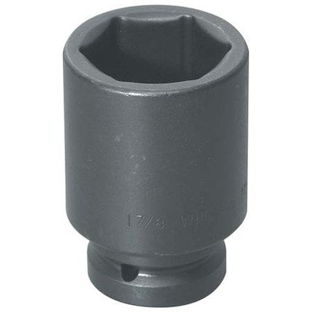 Williams Socket, 8 Inch OAL, Deep Impact, 1 Inch Dr, 5 3/8 Inch Size JHW17-6172